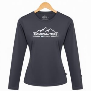 Camiseta Patagônia Trips Preta Baby Look– RZ Turismo